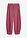 Pantalón bombacho de algodón puro - Baya mate/sorbete de frutos rojos con estampado gráfico - bonprix