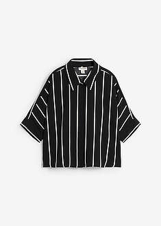 blusa-de-manga-corta-con-crepe-estructurado