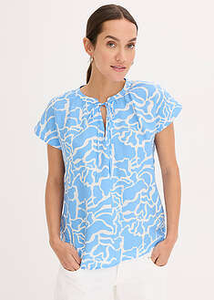 Blusa de túnica estampada