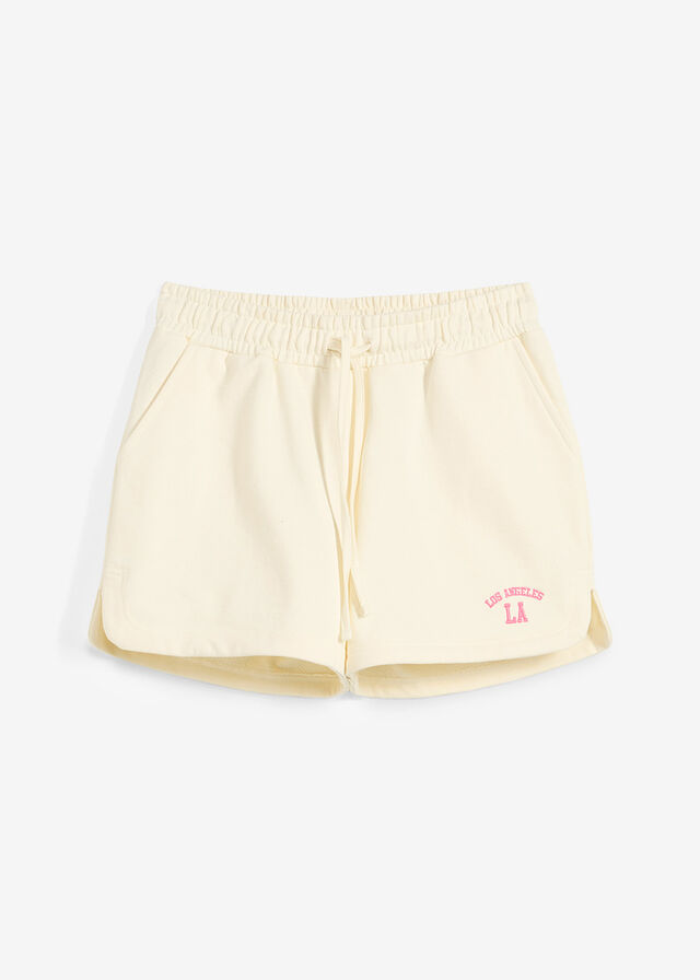 Pantalón corto de chándal de algodón orgánico puro