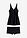 Tankini largo (2 piezas) con escote en V - Negro - bonprix