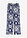 Pantalón Marlene de viscosa fluida - azul marino profundo/blanco lana - bonprix