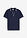 Polo de piqué en escote en V - Azul marino - bonprix