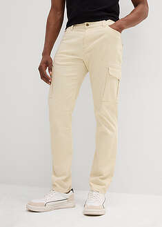 Pantalón elásticos, slim fit, con bolsillos cargo, straight