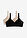 Bralette acolchado sin aros con algodón orgánico (2 unidades) - Negro + beige tiza - bonprix