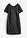 Vestido corto con lino - Negro - bonprix