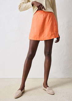 Falda pantalón de lino puro