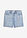 Bermudas vaqueras poco elásticas con talle medio - azul hielo denim usado - bonprix