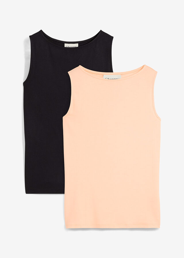 Top de viscosa suave (2 unidades)