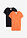 Camiseta de algodón orgánico puro (2 unidades) - negro-mango - bonprix