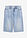 Bermudas vaqueras poco elásticas con talle medio - azul hielo denim usado - bonprix