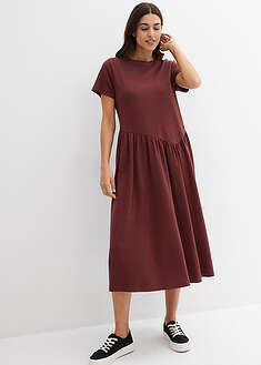 Vestido de punto de algodón orgánico puro