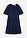 Vestido de muselina con bordado calado - Azul marino - bonprix