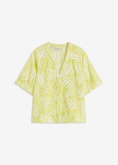 blusa-de-manga-corta-con-aspecto-de-lino