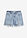 Vaqueros cortos poco elásticos con talle alto - azul hielo denim usado - bonprix