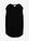 Top de punto de viscosa fina con forma abullonada - Negro - bonprix