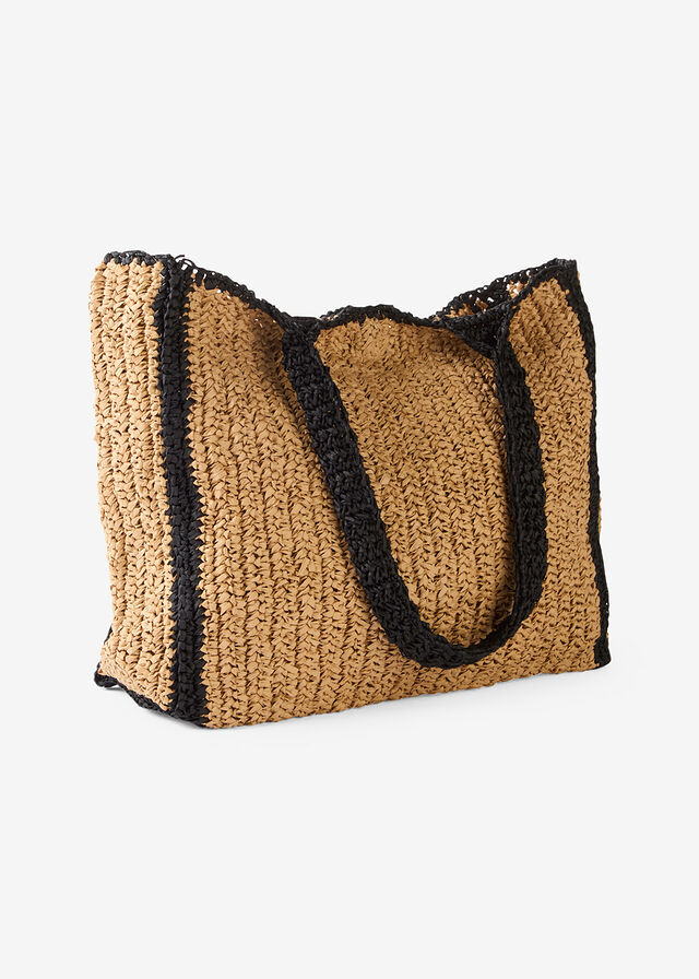 Bolso shopper de paja