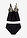 Tankini (2 piezas) - Beige-negro - bonprix