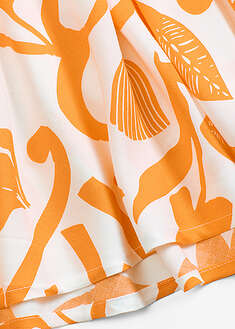 Falda larga de viscosa fluida