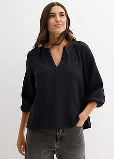 Blusa holgada de muselina