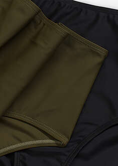 Braguita de bikini de talle alto (2 unidades)