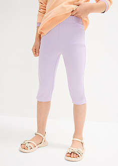 Leggings capri de mezcla de algodón orgánico elástico (2 unidades)