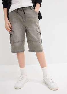 Bermudas de chándal estilo vaquero, regular fit