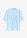 Blusa de manga corta de muselina ligera - Azul claro - bonprix