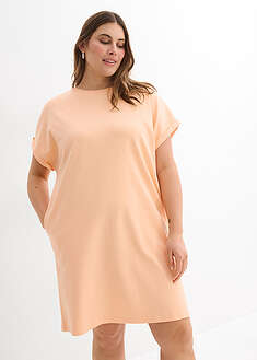 Vestido camisero de tejido interlock resistente