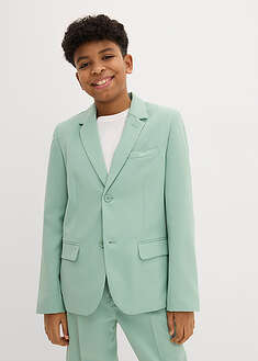 Americana con una hilera de botones