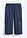 Pantalón capri de algodón puro con corte holgado - Azul marino - bonprix