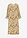 Vestido estampado tipo caftán de viscosa fluida - blanco lana-amarillo - bonprix