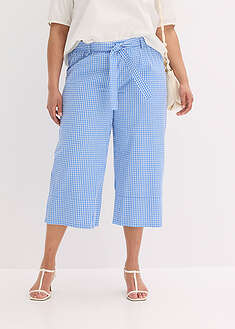 Pantalón con estampado de cuadros vichy