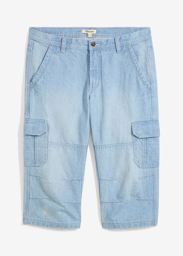 Vaqueros cargo, regular fit, largo 3/4, straight