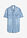 Camisa vaquera de algodón orgánico puro con manga corta y corte slim - Denim hielo - bonprix
