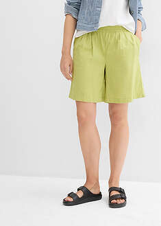 Bermudas de mezcla de lino y algodón