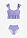 Tankini (2 piezas) - blanco-azul con rayas - bonprix