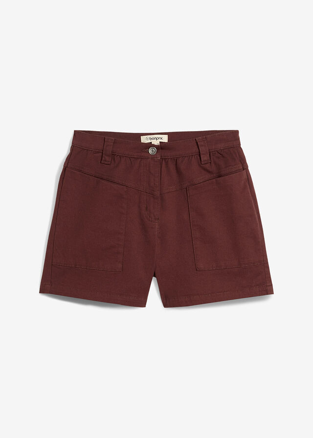 Pantalón corto de sarga