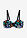 Sujetador de bikini tipo balconette - Negro - bonprix