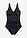 Bañador con efecto moldeador medio y tirantes anchos - Negro - bonprix