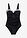 Bañador con ligero efecto moldeador - Negro-blanco - bonprix