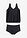 Tankini de secado rápido (2 piezas) - Negro - bonprix