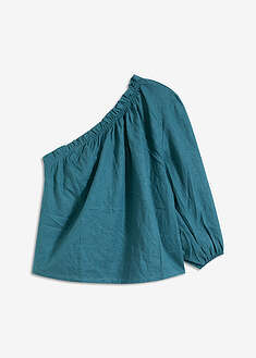 blusa-con-un-hombro-al-descubierto-y-contenido-de-lino