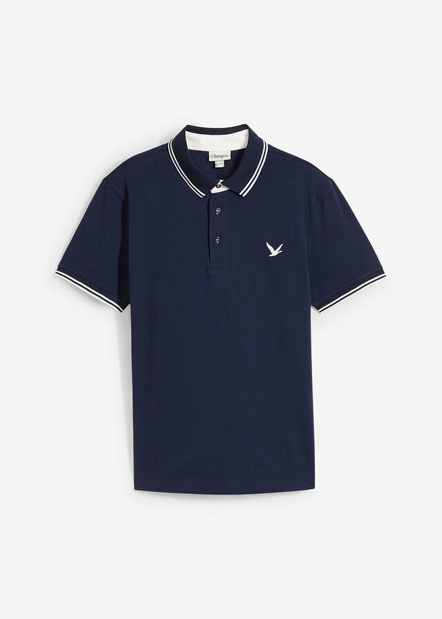 Polo de piqué de algodón puro