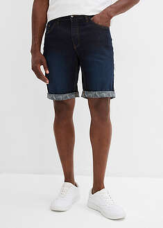 Bermudas vaqueras elásticas con corte regular