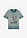 Camiseta de algodón orgánico con aspecto lavado - Verde grisáceo - bonprix