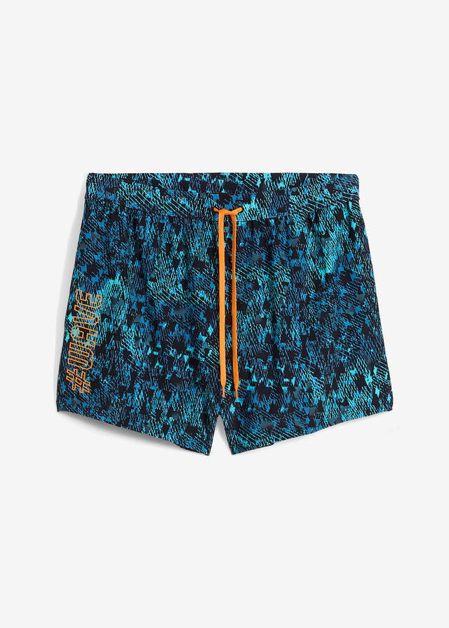 Pantalón corto de baño de material elástico