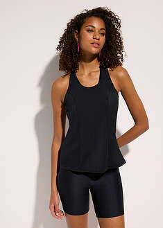 Top de tankini de secado rápido