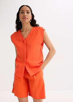 Blusa de mezcla de viscosa ligera