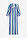 Vestido tipo caftán de viscosa estructurada de rayas - azul ártico-azul claro-blanco con rayas - bonprix
